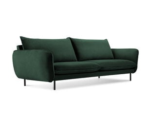 Dīvāns Cosmopolitan Design Vienna 3S, zaļš velūrs cena un informācija | Dīvāni | 220.lv