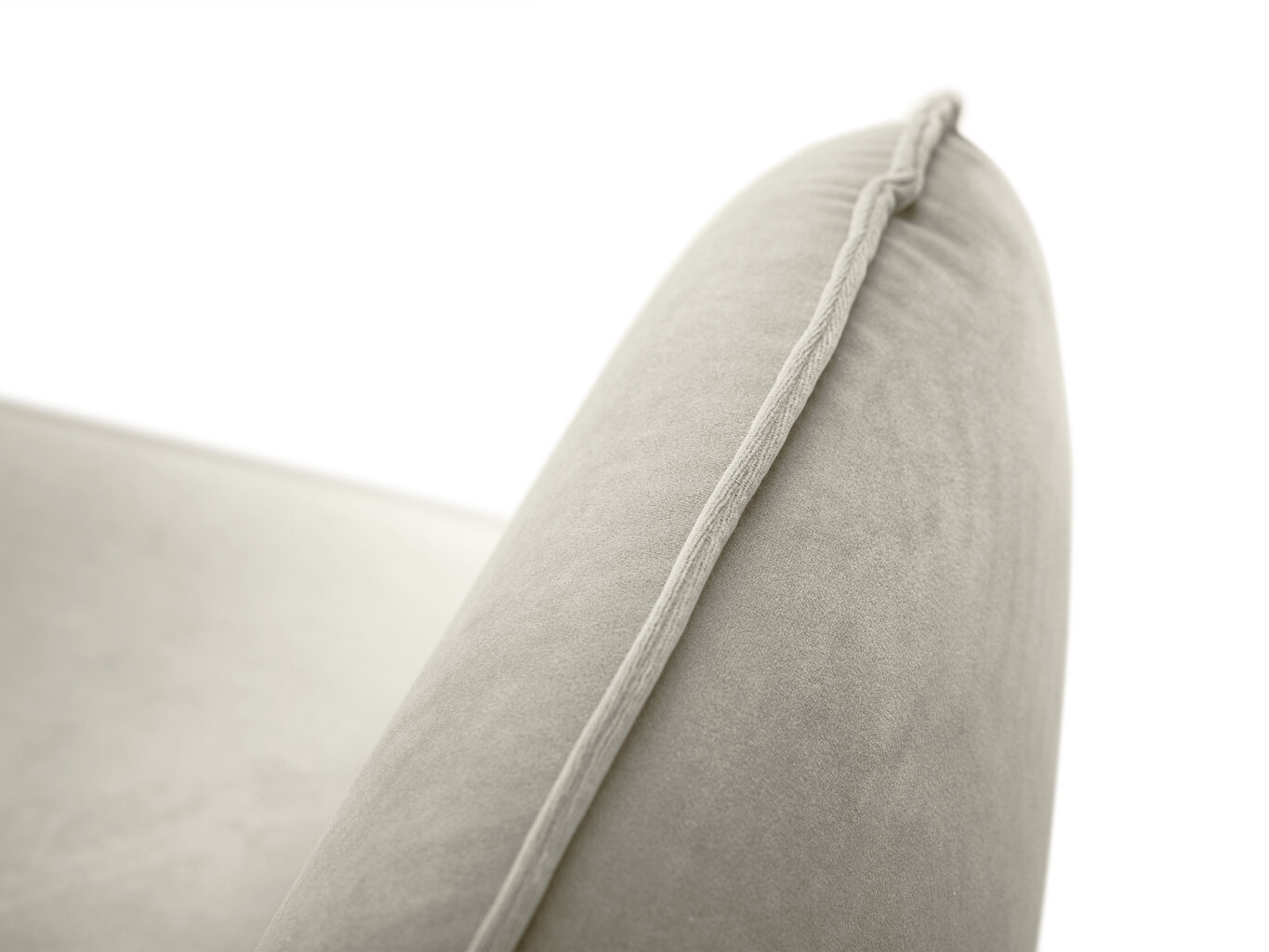 Dīvāns Cosmopolitan Design Florence 2S, smilškrāsas cena un informācija | Dīvāni | 220.lv