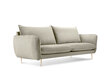 Dīvāns Cosmopolitan Design Florence 2S, smilškrāsas cena un informācija | Dīvāni | 220.lv