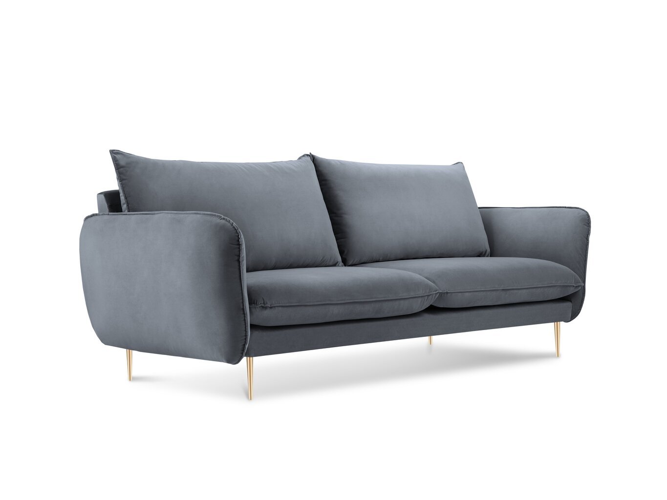 Dīvāns Cosmopolitan Design Florence 2S, pelēks цена и информация | Dīvāni | 220.lv