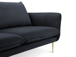 Dīvāns Cosmopolitan Design Florence 2S, tumši zils cena un informācija | Dīvāni | 220.lv