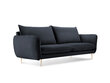 Dīvāns Cosmopolitan Design Florence 2S, tumši zils cena un informācija | Dīvāni | 220.lv