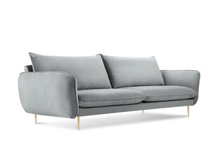 Dīvāns Cosmopolitan Design Florence 3S, gaiši pelēks cena un informācija | Dīvāni | 220.lv