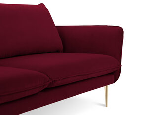 Dīvāns Cosmopolitan Design Florence 3S, sarkans cena un informācija | Dīvāni | 220.lv