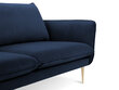 Dīvāns Cosmopolitan Design Florence 4S, zils cena un informācija | Dīvāni | 220.lv