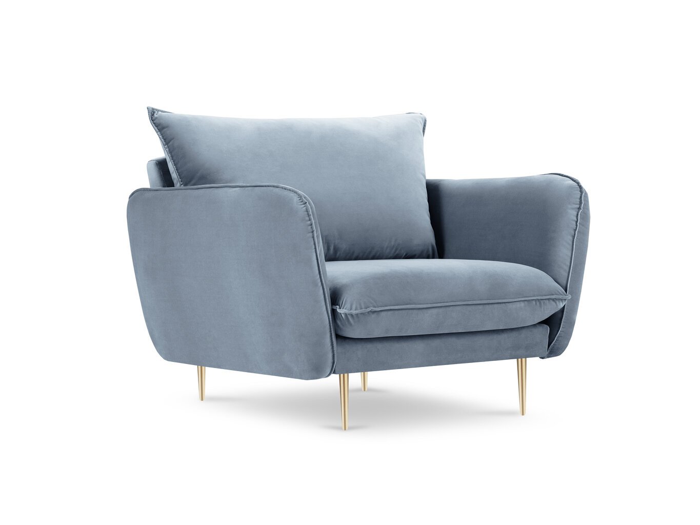 Krēsls Cosmopolitan Design Florence, gaiši zils cena un informācija | Atpūtas krēsli | 220.lv