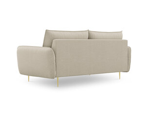 Dīvāns Cosmopolitan Design Vienna 3S, smilšu krāsas cena un informācija | Dīvāni | 220.lv