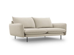 Dīvāns Cosmopolitan Design Vienna 3S, smilškrāsas gobelēns cena un informācija | Dīvāni | 220.lv