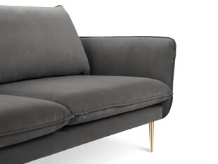 Dīvāns Cosmopolitan Design Florence 4S, tumši pelēks cena un informācija | Dīvāni | 220.lv
