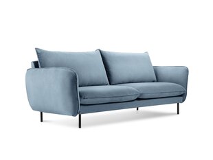 Dīvāns Cosmopolitan Design Vienna 2S, gaiši zils velūrs cena un informācija | Dīvāni | 220.lv