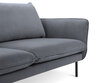 Dīvāns Cosmopolitan Design Vienna 2S, tumši zils velūrs cena un informācija | Dīvāni | 220.lv