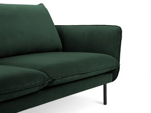 Dīvāns Cosmopolitan Design Vienna 2S, zaļš velūrs cena un informācija | Dīvāni | 220.lv