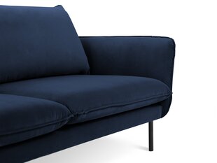 Dīvāns Cosmopolitan Design Vienna 3S, zils velūrs cena un informācija | Dīvāni | 220.lv