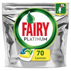 Капсулы для автоматических посудомоечных машин FAIRY All in 1 Platinum Lemon, 70 капсул цена и информация | Средства для мытья посуды | 220.lv