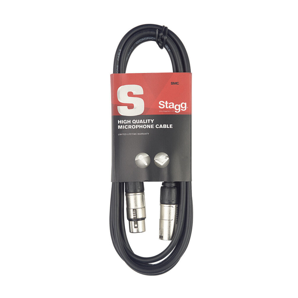 Stagg SMC10, XLR, 10 m cena un informācija | Kabeļi un vadi | 220.lv