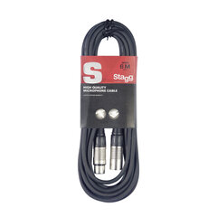 Stagg SMC6, XLR, 6 м цена и информация | Кабели и провода | 220.lv