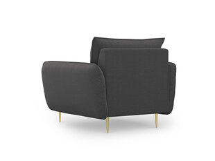 Кресло Cosmopolitan Design Vienna, темно-серый / золотистый цена и информация | Кресла для отдыха | 220.lv
