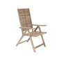 Saliekams āra atpūtas krēsls Solaris, brūns цена и информация | Dārza krēsli | 220.lv