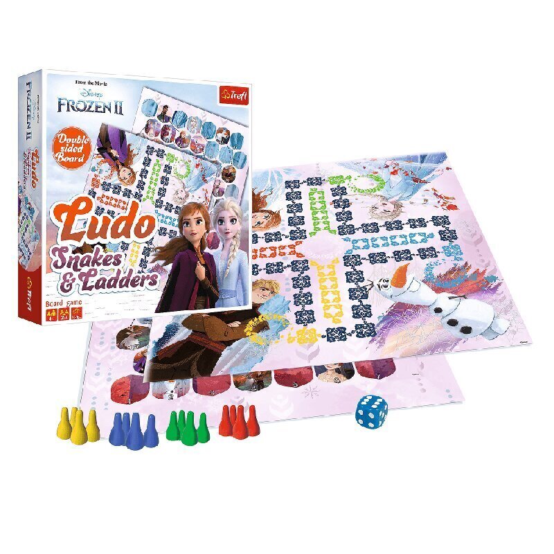 Galda spēle Trefl Frozen 2 Ludo Snakes and Ladders/Čūskas un kāpnes cena un informācija | Galda spēles | 220.lv