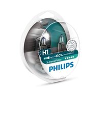 Лампочка автомобильная Philips X-tremeVision H1, + 130%, 2шт цена и информация | Автомобильные лампочки | 220.lv