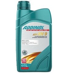 Трансмиссионное масло Addinol ATF XN 9 ZF 9HP / MB 236,16 / 236,17 - 1 л цена и информация | Масла для других деталей автомобиля | 220.lv