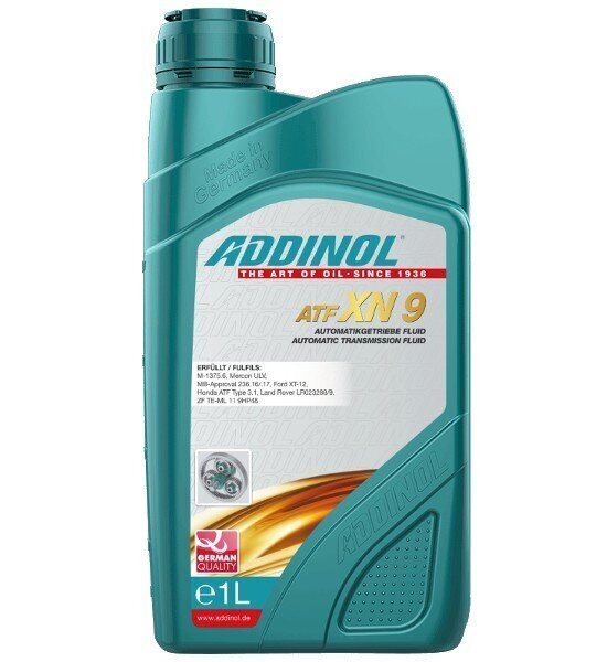 Addinol ATF XN 9 transmisijas eļļa ZF 9HP / MB 236.16 / 236.17 - 1L цена и информация | Eļļas citām autodaļām | 220.lv