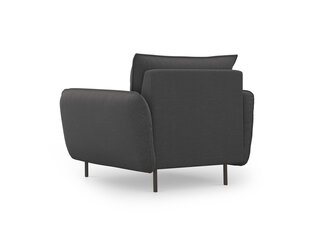 Krēsls Cosmopolitan Design Vienna, tumši pelēks/melns cena un informācija | Atpūtas krēsli | 220.lv