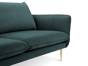 Dīvāns Cosmopolitan Design Florence 2S, tumši zaļš cena un informācija | Dīvāni | 220.lv