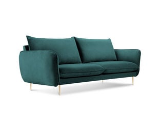Dīvāns Cosmopolitan Design Florence 2S, tumši zaļš cena un informācija | Dīvāni | 220.lv