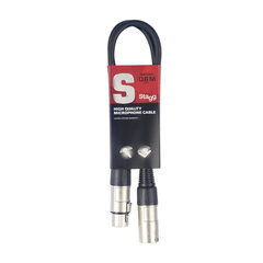 Stagg SMC060, XLR, 0.6 m cena un informācija | Kabeļi un vadi | 220.lv