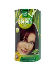 Hennaplus ilgnoturīga matu krāsa ar 9 ekoloģiskiem augu ekstraktiem krāsa Reddish black 2.66 cena un informācija | Matu krāsas | 220.lv