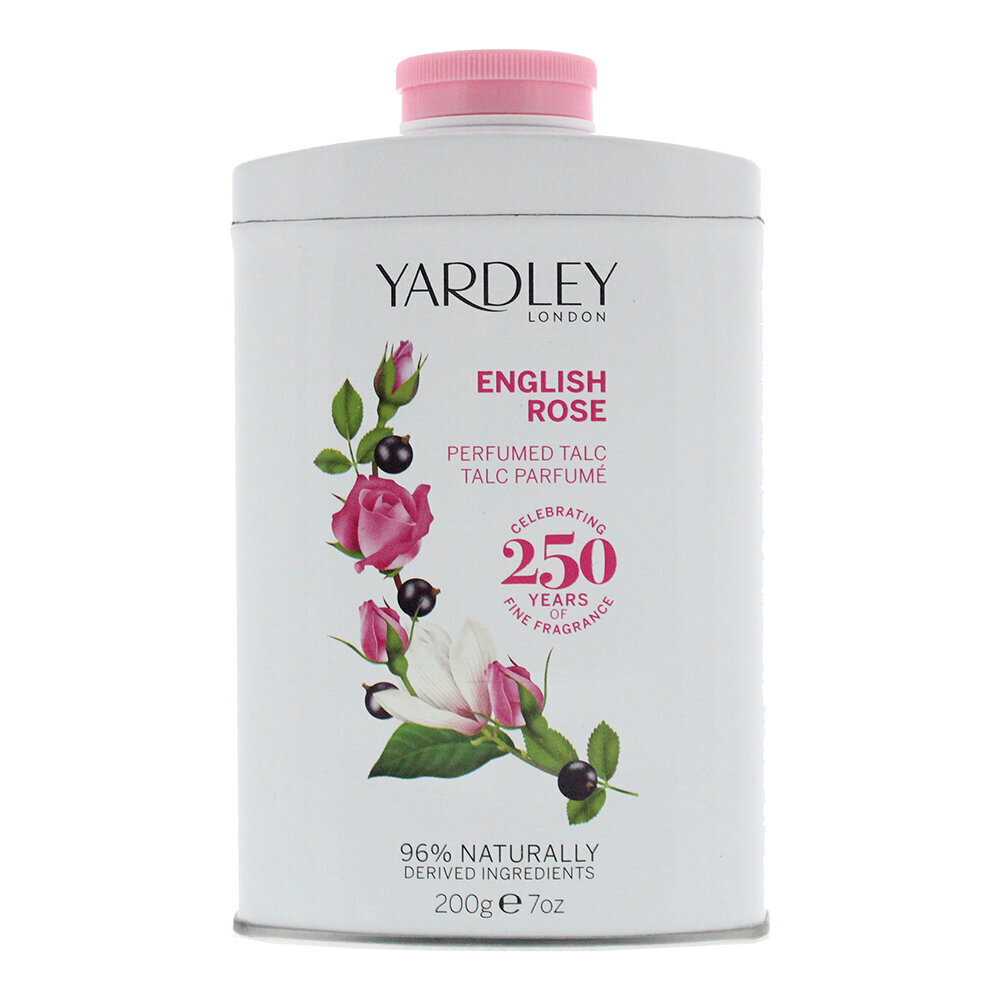 Smaržīgs ķermeņa pūderis Yardley English Rose 200 ml cena un informācija | Ķermeņa krēmi, losjoni | 220.lv