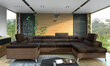 Stūra dīvāns NORE Thiago, tumši brūns/gaiši brūns cena un informācija | Stūra dīvāni | 220.lv