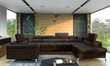 Stūra dīvāns NORE Thiago, tumši brūns цена и информация | Stūra dīvāni | 220.lv