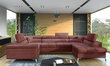 Stūra dīvāns NORE Thiago, rozā cena un informācija | Stūra dīvāni | 220.lv