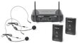 Vonyx STWM712H 2-kanālu VHF Bezvadu mikrofonu komplekts cena un informācija | Mikrofoni | 220.lv