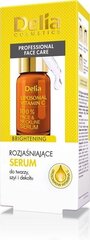 Atjaunojošs sejas un kakla serums ar liposomu C vitamīnu Delia Cosmetics Liposomal Vitamin C, 10ml cena un informācija | Serumi sejai, eļļas | 220.lv