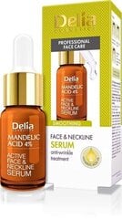 Sejas serums ar mandeļu skābi Delia Cosmetics, 10 ml цена и информация | Сыворотки для лица, масла | 220.lv