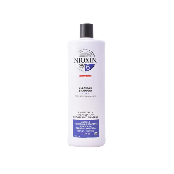 Apjomu piešķirošs matu šampūns Nioxin System 6 1000 ml цена и информация | Šampūni | 220.lv