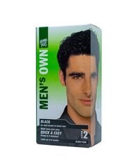 Краскa для волос для мужчин Hennaplus MEN‘s OWN цвет black,  40 мл цена и информация | Краска для волос | 220.lv