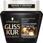 Matu maska Schwarzkopf GLISS KUR Ultimate Repair 300 ml cena un informācija | Matu uzlabošanai | 220.lv