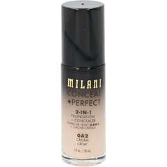 Тональный крем Milani Conceal Perfect 2-in-1, 30 мл цена и информация | Пудры, базы под макияж | 220.lv