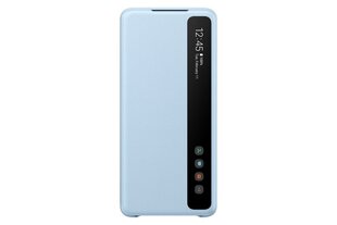 Samsung Galaxy S20+ Clear View Case Sky Blue cena un informācija | Telefonu vāciņi, maciņi | 220.lv