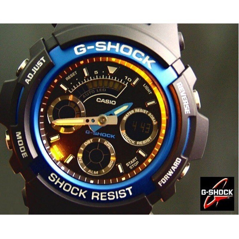 Pulkstenis Casio AW-591-2A G-Shock cena un informācija | Vīriešu pulksteņi | 220.lv