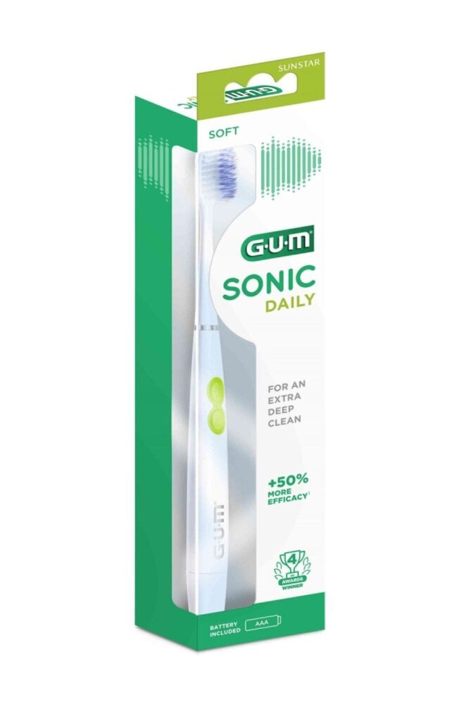 GUM (4100) ActiVital Sonic цена и информация | Elektriskās zobu birstes | 220.lv