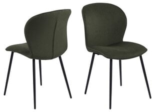 Комплект из 2-х стульев Actoa Evelyn, зеленый цена и информация | Стулья для кухни и столовой | 220.lv