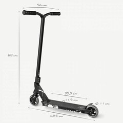 Трюковый скутер Movino X-Core, черный цена и информация | Самокаты | 220.lv