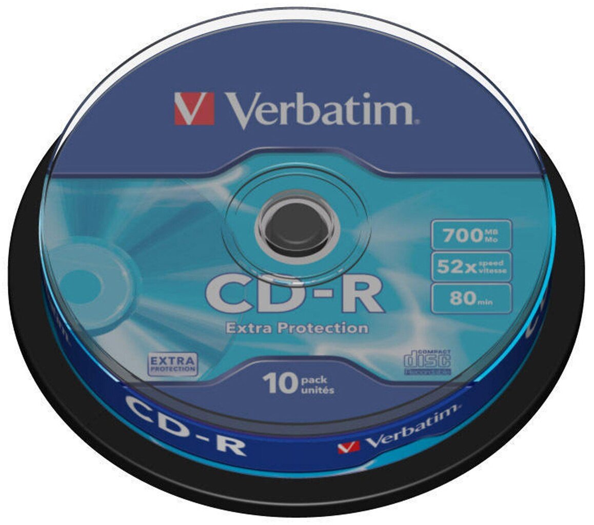 CD-R 700MB 52x Extraprotection, 10 gab. цена и информация | Vinila plates, CD, DVD | 220.lv