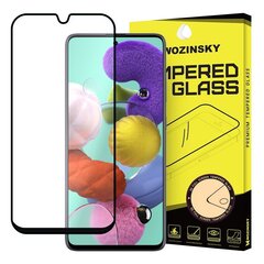 Wozinsky pielīmējams aizsargstikliņš ar rāmīti, saderīgs ar Samsung Galaxy A71 / Galaxy Note 10 Lite, melns cena un informācija | Ekrāna aizsargstikli | 220.lv