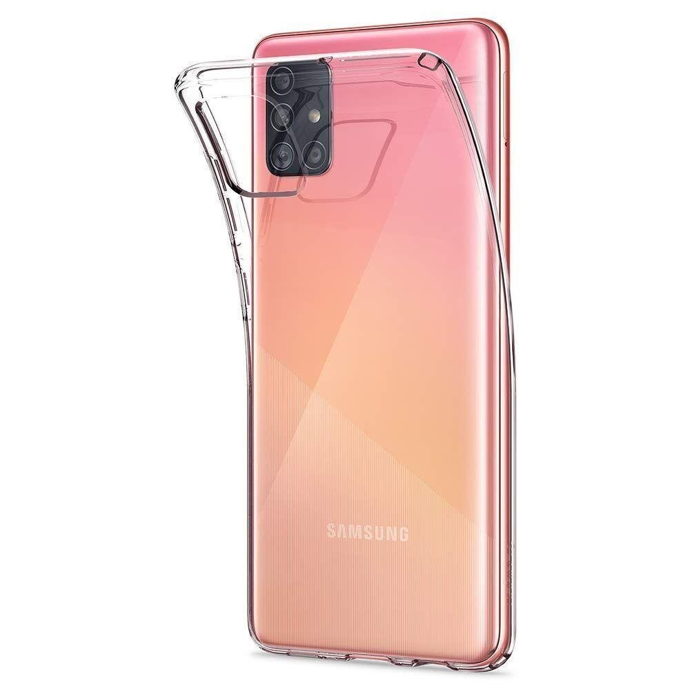 Spigen Liquid Crystal Galaxy A71 caurspīgs цена и информация | Telefonu vāciņi, maciņi | 220.lv